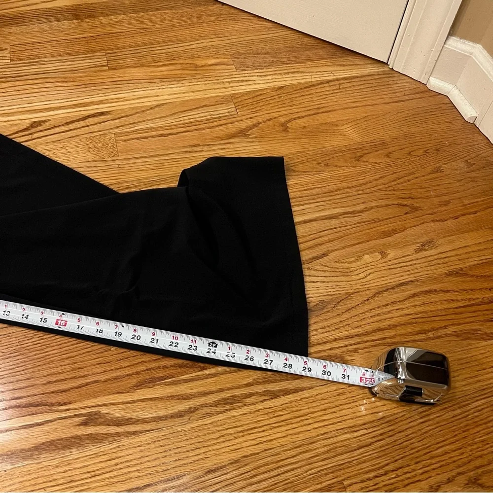 ALO Yoga High Waist Dreamscape Wide Leg Trouser Pants Black Size Large